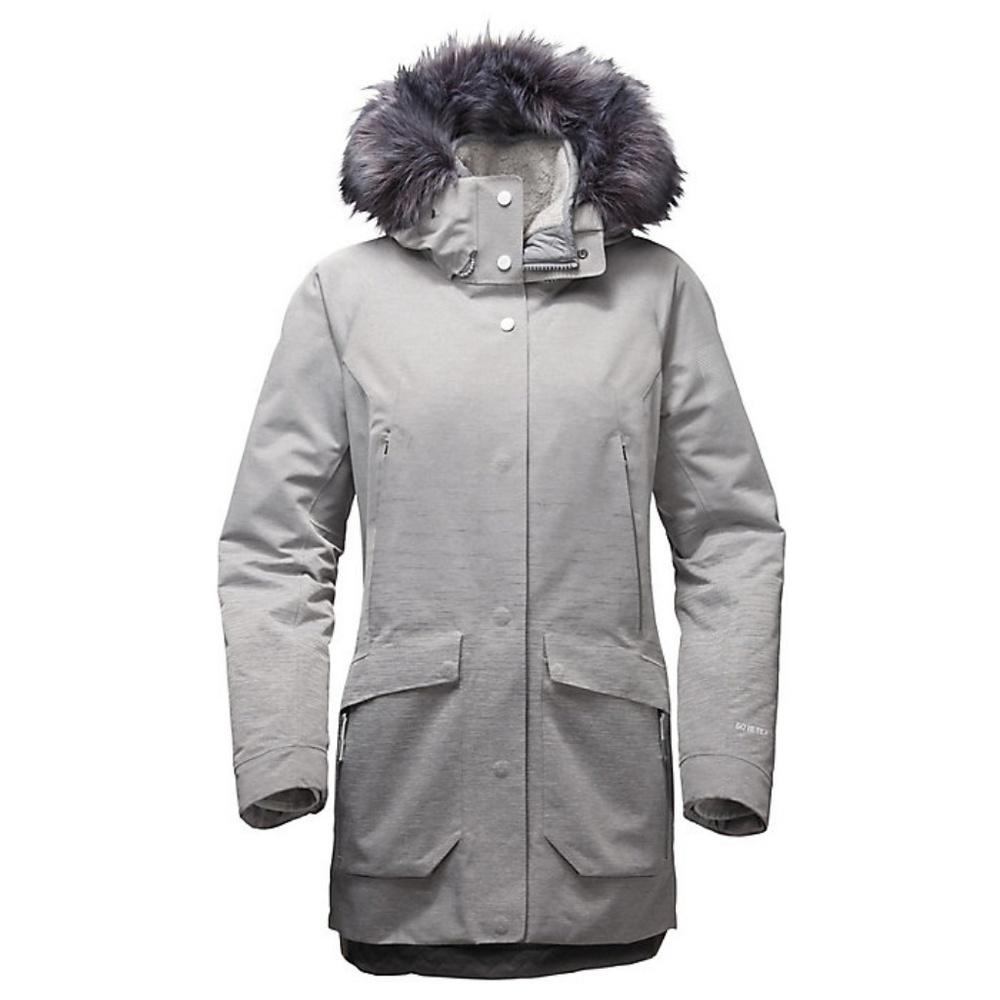 New The North Face Cryos GTX Winter Coat Mid-Gray L